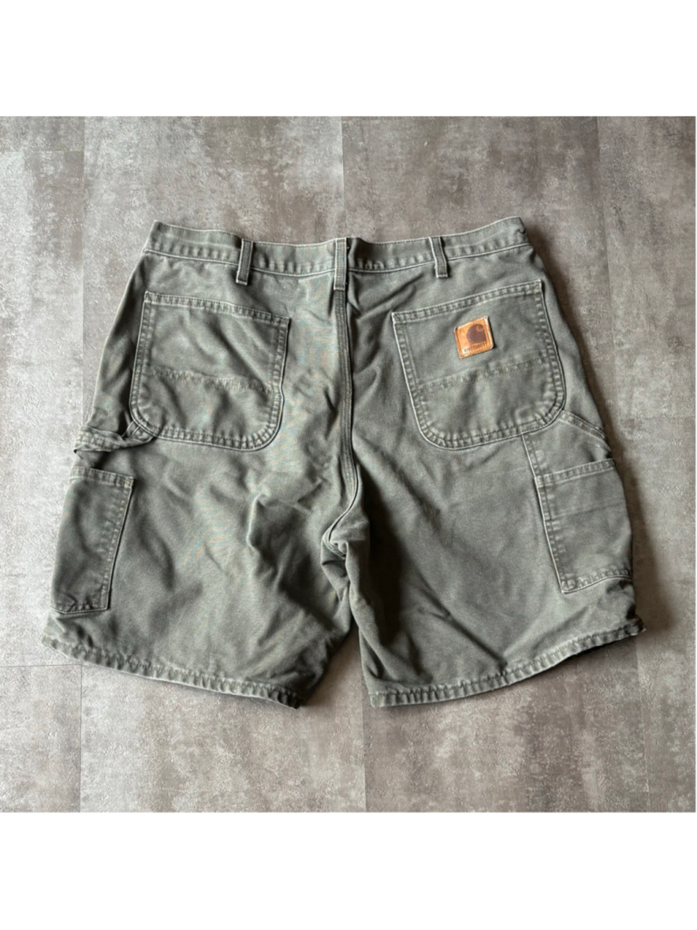 Vintage Carhartt Carpenter Shorts Men’s 36 Moss Green